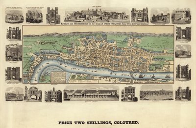 London og Westminster under dronning Elizabeth I af English School