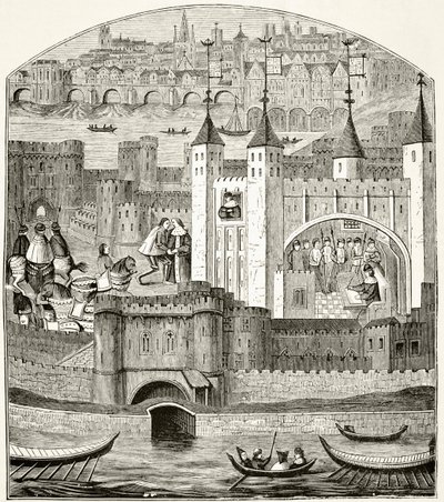 London og Tower of London i det 15. århundrede, fra 