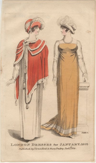 London-kjoler til januar 1809, 1809 af English School
