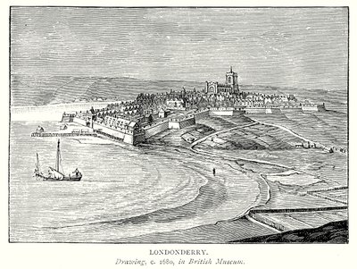 Londonderry (kobberstik) af English School