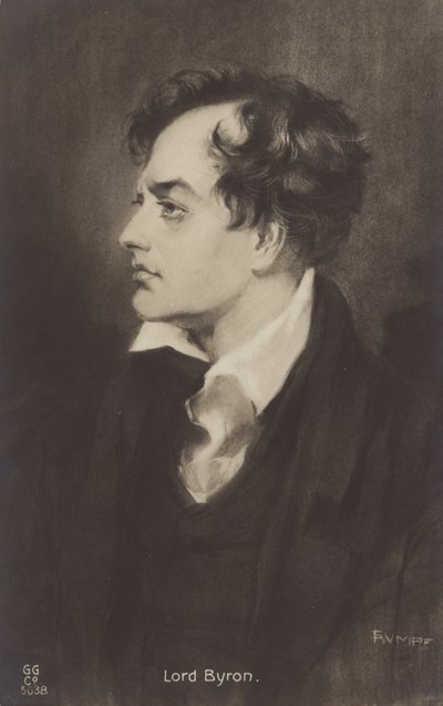 Lord Byron (1788-1824), engelsk digter af English School