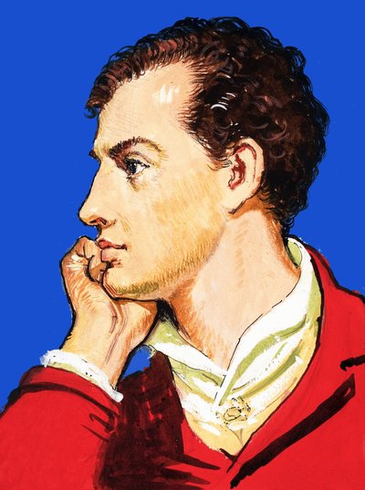 Lord Byron af English School