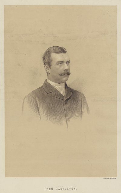 Lord Carington (litho) af English School