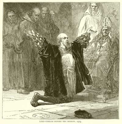 Lord Cobham før biskopperne, 1413 af English School