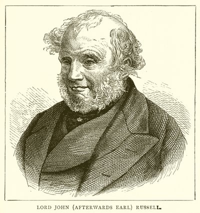 Lord John (bagefter Earl) Russell af English School