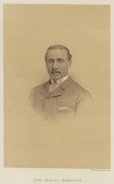 Lord Marcus Beresford (litho) af English School