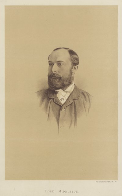 Lord Middleton (litho) af English School