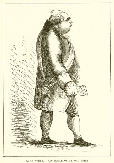 Lord Nord. Faksimile af et gammelt tryk af English School