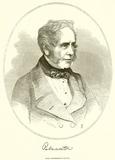 Lord Palmerston af English School