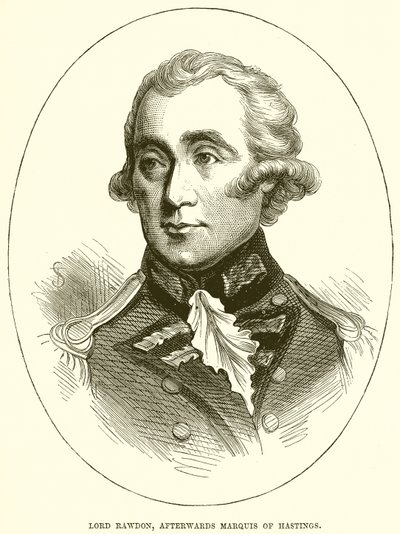 Lord Rawdon, bagefter Marquis of Hastings af English School