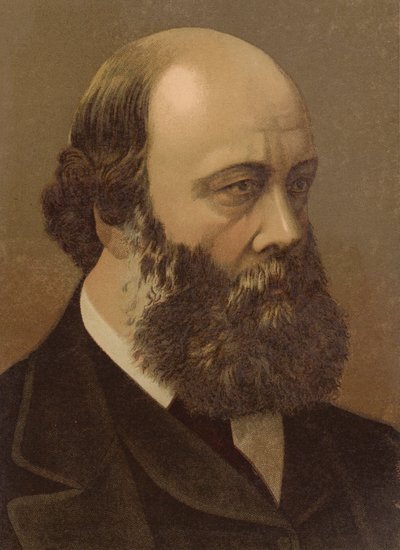 Lord Salisbury (chromolitho) af English School
