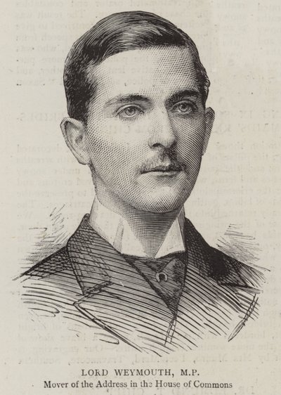 Lord Weymouth, MP (gravering) af English School