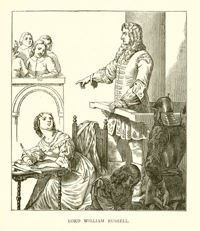 Lord William Russell af English School