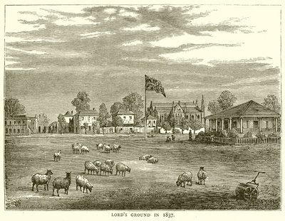 Lords Ground im Jahr 1837 von English School