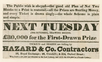 Lotteri annonce af English School