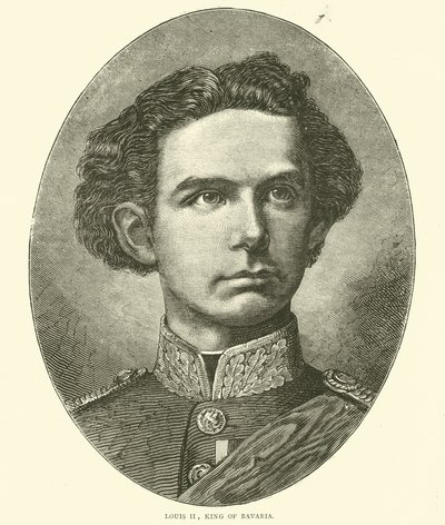 Ludvig II, konge af Bayern, oktober 1870 af English School