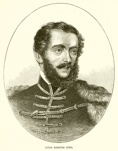 Louis Kossuth (1850) af English School