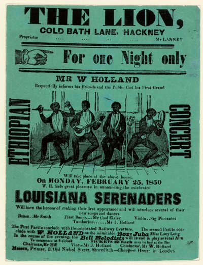 Louisiana Serenaders ved Løven, Hackney af English School