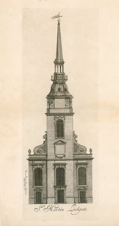 Ludgate Hill, St Martin Ludgate af English School