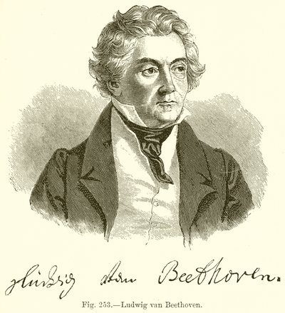 Ludwig van Beethoven af English School