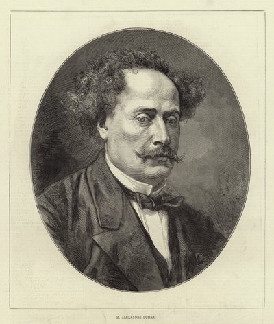Hr. Alexandre Dumas (gravering) af English School