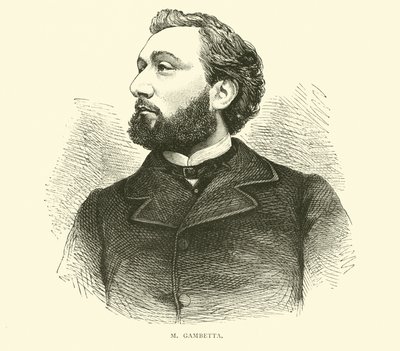 M Gambetta, september 1870 af English School