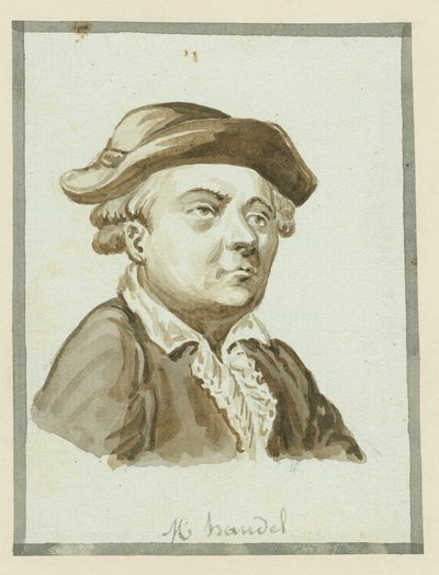 M. Handel, midten af 1800-tallet (blæk på papir) af English School