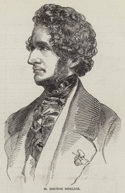 M Hector Berlioz (gravering) af English School