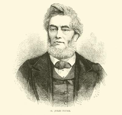 M Jules Favre, september 1870 af English School