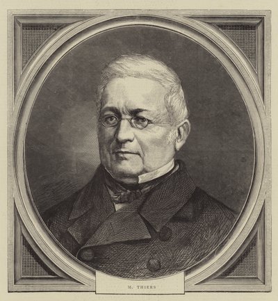 M Thiers (gravering) af English School