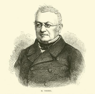 M Thiers, september 1870 af English School