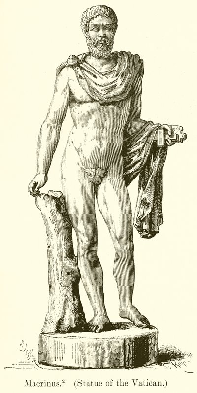 Macrinus. (Statue af Vatikanet) af English School