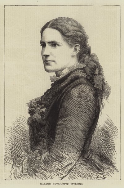 Madame Antoinette Sterling (gravering) af English School