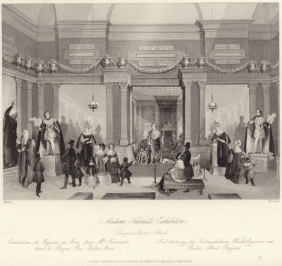 Madame Tussauds udstilling i basaren på Baker Street af English School