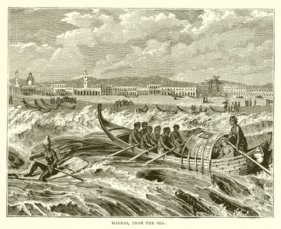 Madras, fra havet af English School