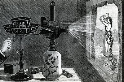 Magic Lantern projicerer en moderscene af English School