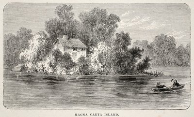 Magna Carta Island af English School