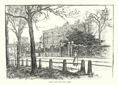 Maid of Honour Row (gravering) af English School