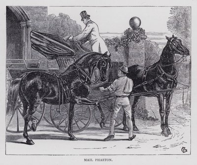Mail Phaeton (gravering) af English School