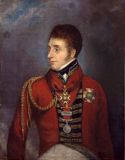 Generalmajor Den ærede Sir William Ponsonby, ca. 1815 af English School
