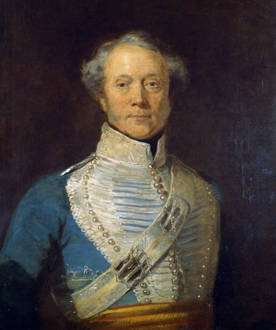 Major Duncan Montgomerie (1789-1878) ca. 1840 af English School