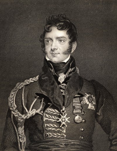 Generalmajor Sir Henry Torrens (1779-1828) (litho) af English School