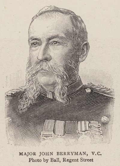 Major John Barryman, VC (gravering) af English School