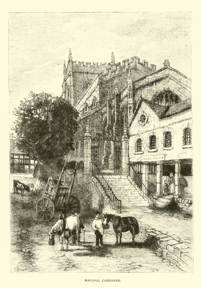 Malpas, Cheshire af English School
