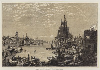 Malta (farve litho) af English School