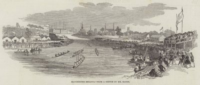 Manchester Regatta (gravering) af English School