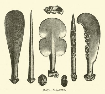 Maori våben af English School