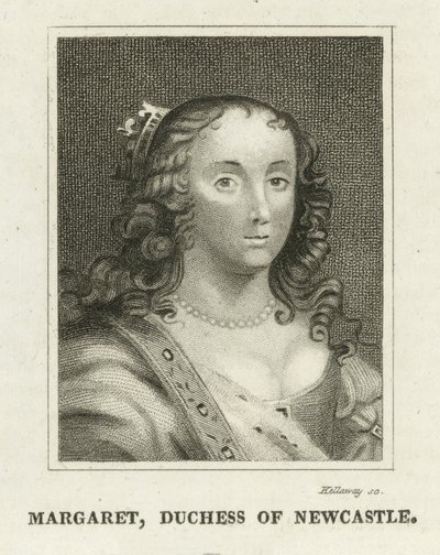 Margaret, hertuginde af Newcastle (gravering) af English School