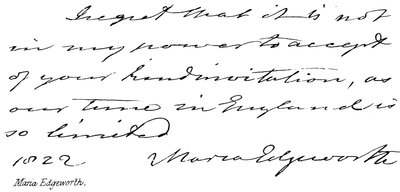 Maria Edgeworth af English School