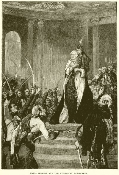 Maria Theresa og det ungarske parlament af English School